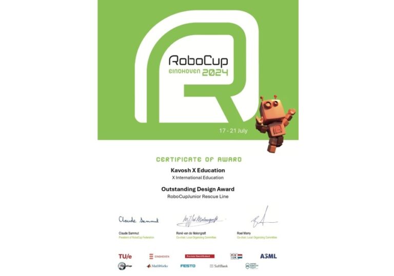 RoboCupJunior Rescue Line - Outstanding Design Awar